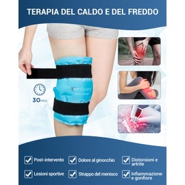 Comfytemp Reusable Cold Therapy for Knee Replacement Surgery to Relieve Knee Pain, Swelling, Sprains, Bruises