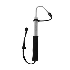Ieron Stainless Steel Retractable Fishing Gaff Hook - Sharp Hook Tackle with Soft Non-Slip Handle for Saltwater, Boat, and Kayak Fishing Gear