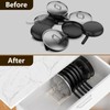 Anhow Pan Organiser, Expandable Pan Holder for Drawer, Lid Holder