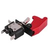 Qiilu 12V 20A Racing Car Red Cover LED Light SPST