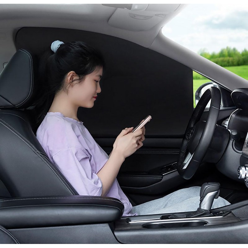 Front Side Wind, Blackout Sun Shade, Driver Passenger, Car Window