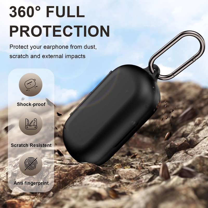 LDSXAY Compatible with Raycon Open Earbuds Case Cover, Soft Silicone