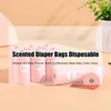 USBOO Disposable Diaper Bags for Baby - Cherry Blossom Scented,
