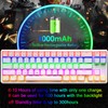 60% Mechanical Gaming Keyboard,Ultra-Compact Rainbow Backlit Keyboard Bluetooth 4.0 Tepy