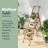 WOA WOA 5 Step Ladder, Ladders for Home, Anti-Slip Pedals,