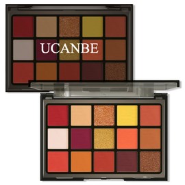 UCANBE- Esta paleta de sombras de ojos Sunset Orange es una mezcla de 15 tonos apasionantes de textura aterciopelada y de aplicación suave con...     