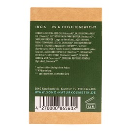 SOHO Naturkosmetik Matteo Facial Soap for Oily & Blemished Skin Vegan Solid Face Cleansing with Aloe Vera and Clay Solid Soap