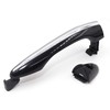 8Pcs Front Rear Exterior Outer Door Handle Chrome Black 1Set