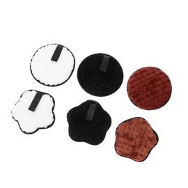 Vaguelly 6pcs Reusable Face Skin Care Cleaning Pads Makeup Removing for Gentle Cleansing Compact and Easy to Use Facial Cleaning Accessories
