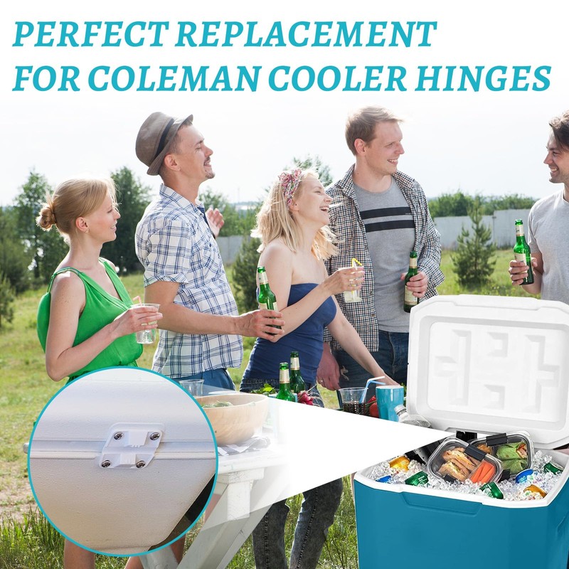 UASAM Cooler Plastic Hinges and ice Screws for Coleman Cooler