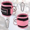 Fentar 2Pcs Adjustable Ankle Straps for Cable Machine, Comfortable Gym