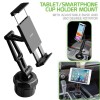 Car Cup Holder Phone Mount Compatible with iPhones, iPad, mini,
