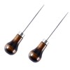 2 Pcs Awl Tool,Alloy Gourd Shape Bradawl Braddle Tool Bradle