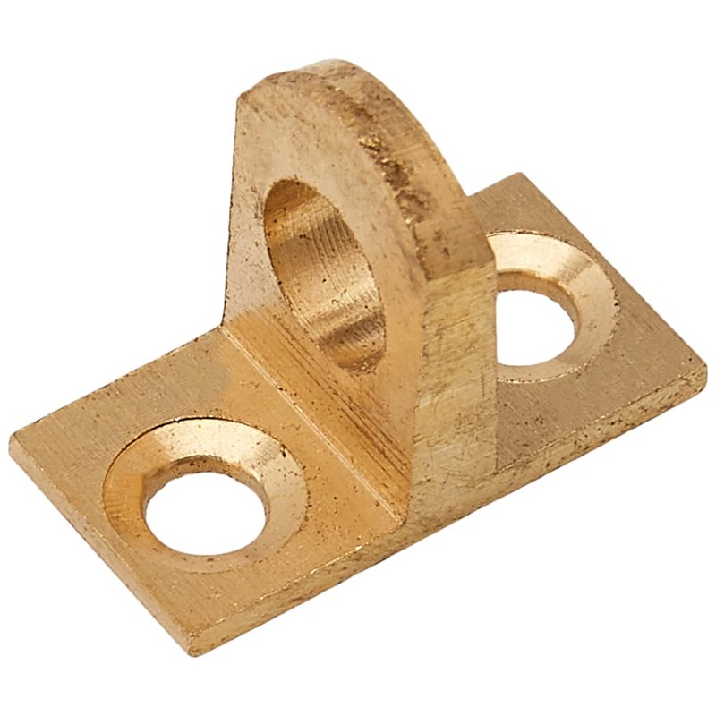 Merriway BH02551 Solid Brass Safety Hasp and Staple, 50mm (2