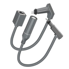 Zunate Adaptador SPX Macho a RJ45, Cable RJ45-1 RJ-2 Conectores Hembra RJ45, Cable Impermeable 24AWG 1200Mbps Adaptador de Conector Hembra RJ45 para Router