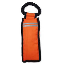 Kuvias Dog Chew Toys - Interactive Dog Toys for Playing, Fetch, Tug of War, Training - Adult Dog & Puppy Teething Toys-Suitable for all dog breeds and Age – High Visibility Light Reflective (Orange)