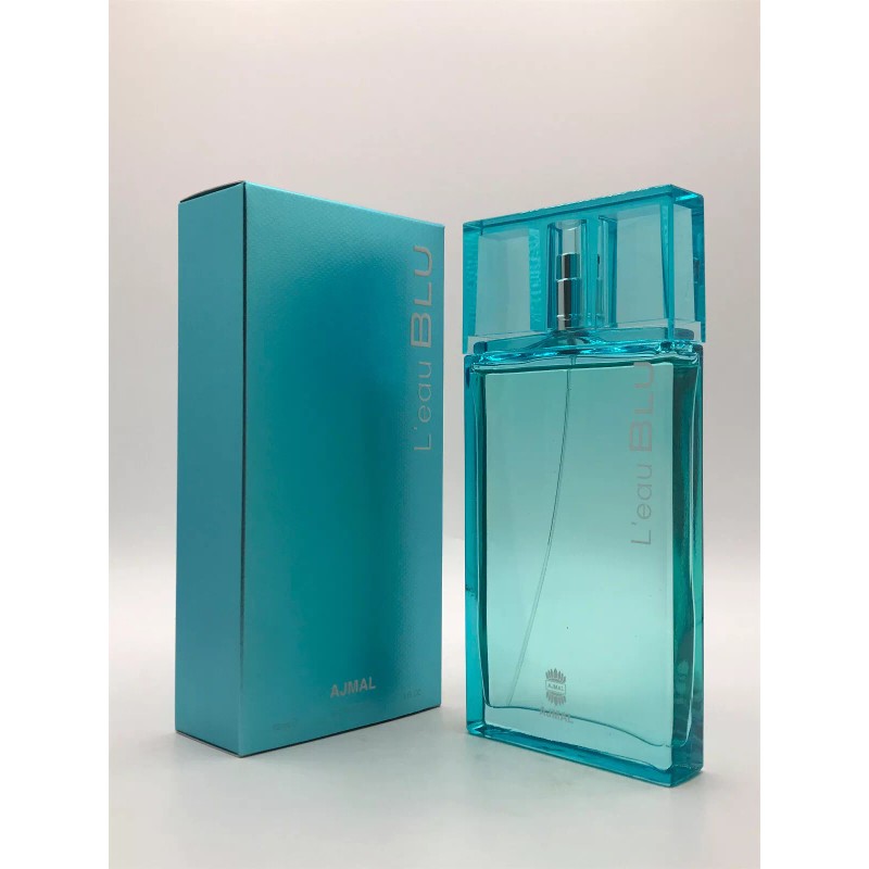 Ajmal L eau Blu Men Parfum Spray 3.0 oz New
