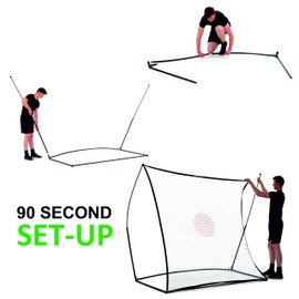 QUICKPLAY Spot Target Soccer Rebounder | Perfect for Team or Solo Soccer Training 7x7'