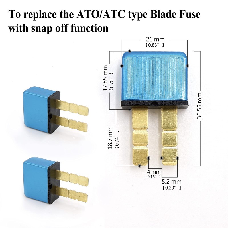 PHOTO-TOP 15A, Circuit Breaker T1 Thermal Reset, Plug in Mounting