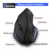 zelotes Rechargeable Wireless Mouse for Laptop,2400 DPI Vertical Ergonomic Mouse,USB