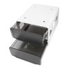 Operitacx Box Double Storage Box Desk Drawer Drawer Compartment Under
