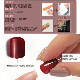 Uñas Postizas Francesas Con Punta Almendrada, Uñas Acrílicas Postizas De Otoño, Color Nude, Rosa Y Blanco, Cobertura Total, Para Mujeres Y Niñas (24 U