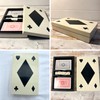 Thorness Elegant Handcrafted Luxury Resin Double Deck Playing Card Box