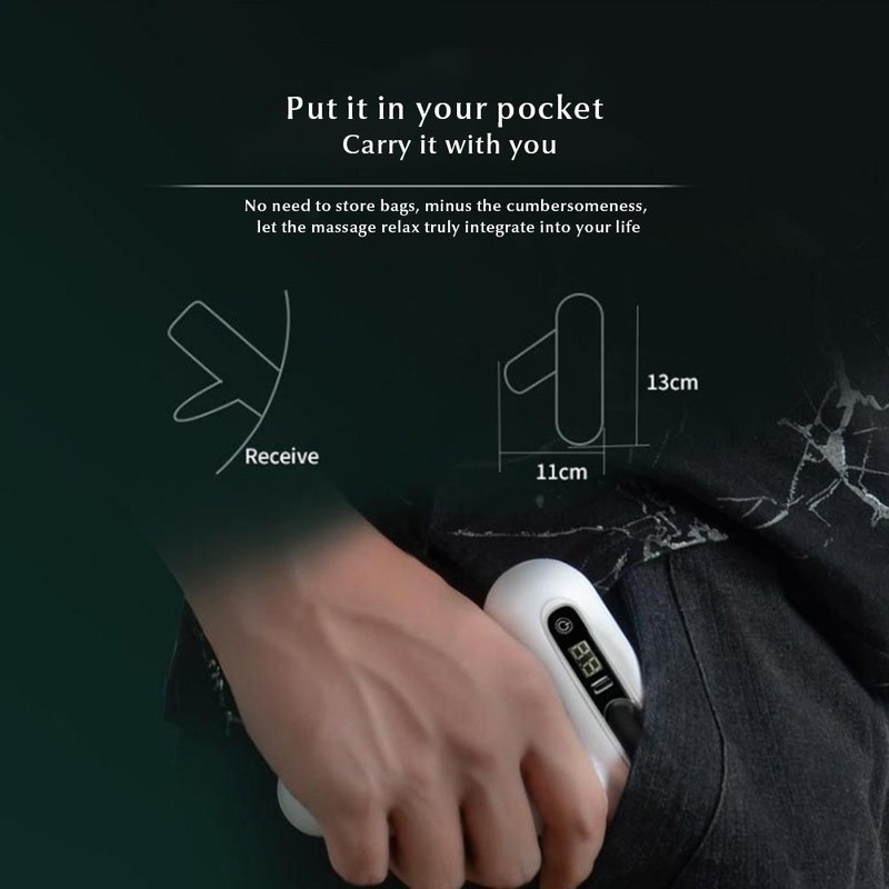 Professional Handheld Deep Tissue Muscle Massager Portable Electric Body Massager