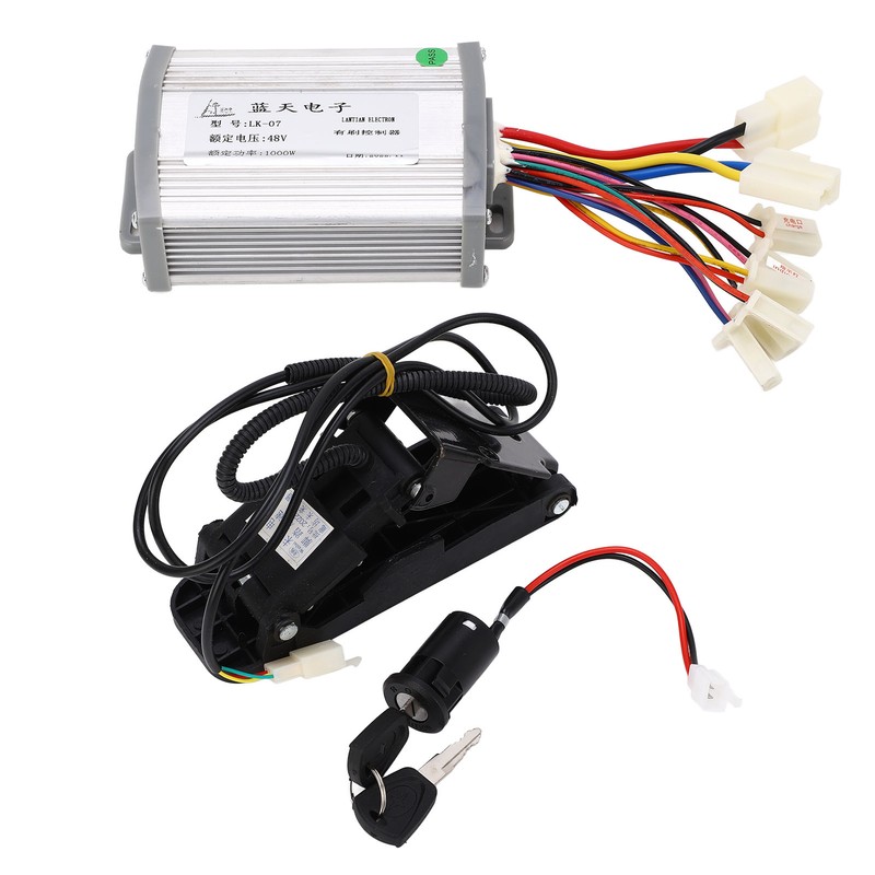 48V 1000w Brushed Motor Controller with Foot Throttle Pedal Electric