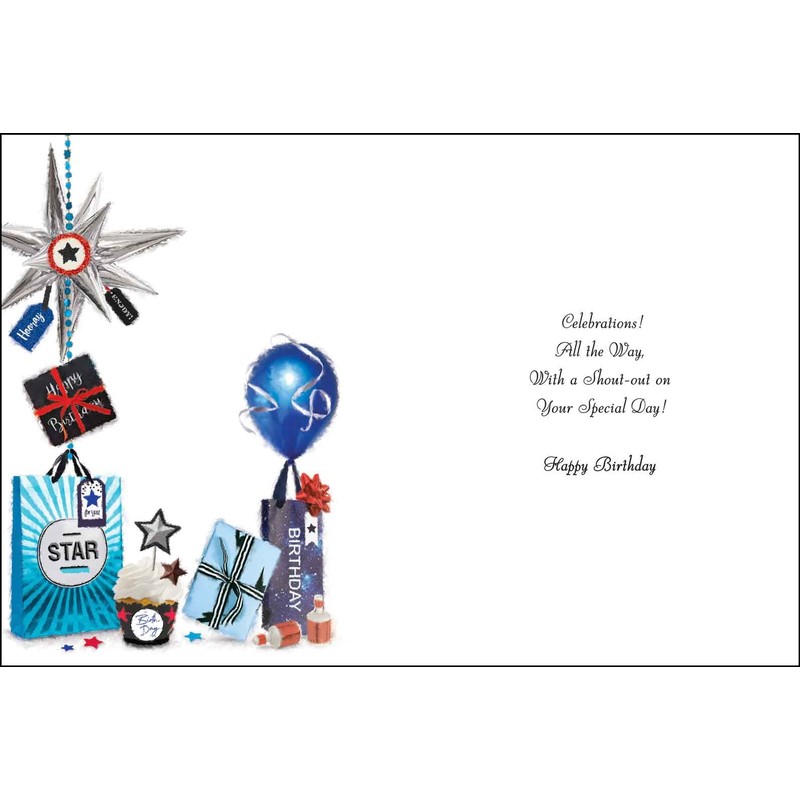 Jonny Javelin Happy Birthday Have A Great Day Card -