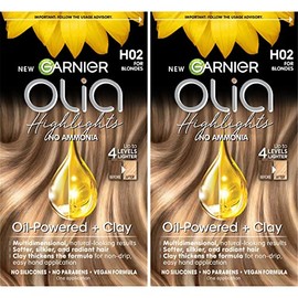 Garnier Garnier Hair Color Olia Ammonia-Free Permanent Hair Dye, H02 Highlights for Blondes, 2 Count (Packaging May Vary)
