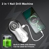 Nail Drill Machine 35000RPM LCD Display USB Rechargeable Electric Nail