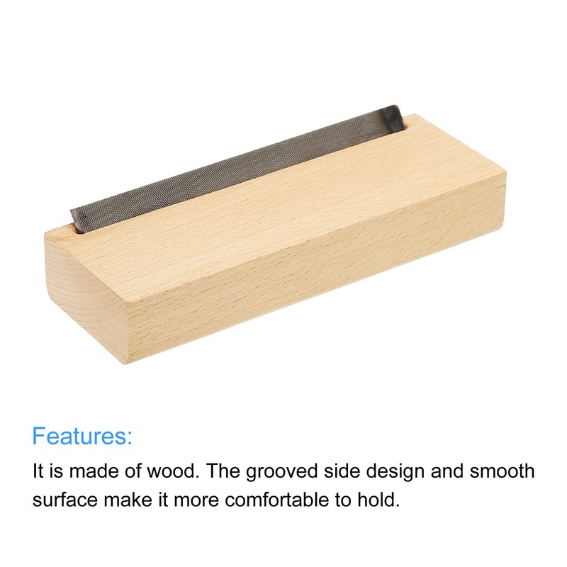 PATIKIL Guitar Fret Beveling File Fret End Dressing Tool with