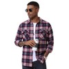 MAGNIVIT Men's Button Down Regular Fit Long Sleeve Plaid Flannel