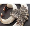 1 piece oak leaf cover leaf decoration small with thread