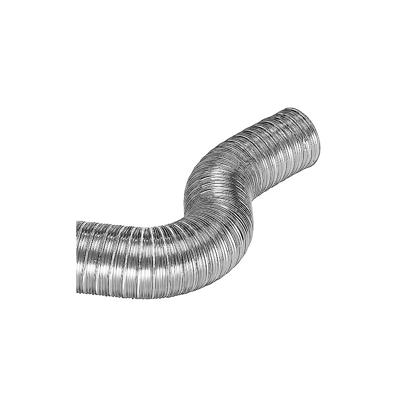 Lambro 60633 Semi-Rigid Aluminum Dryer Ducting, 4 inch x 8