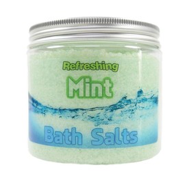 Mint Bath Salts Soak - Bath Soaks, Herbal Bath Salts In A Jar, Sea Salt Soak, Natural Bath Salt Soak, Spa Gifts, Epsom Salt Bath Gifts