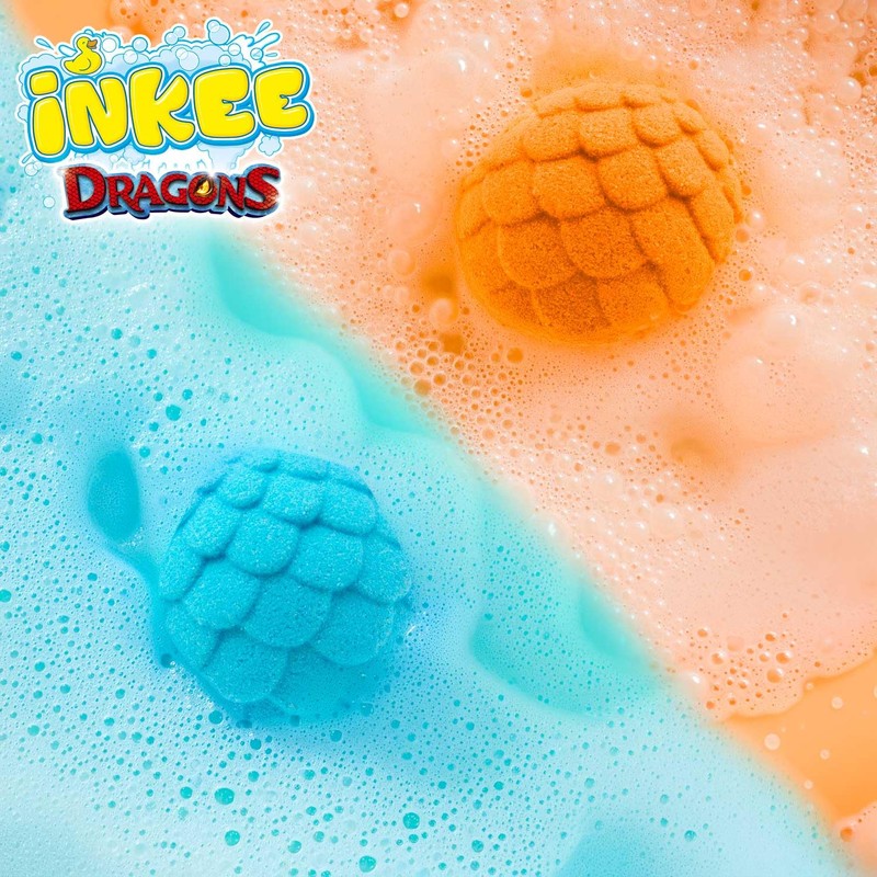 INKEE Surprise Dragons – Bomba da bagno per bambini con