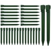 Pack of 22 Ground Nails, Lawn Edging, Plastic, Robust, 24