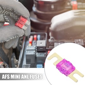 X AUTOHAUX 5pcs 100A AFS Mini ANL Fuses for Car Truck Motorcycle Boat Audio CDs