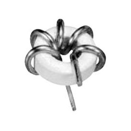 (MULTICOMP PRO) Inductor, 100 UH, 20 %, 2 pins, toroidal inductors through hole inductors/chokes/coils, 1 x unit: MCAP109020040K-101MU