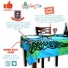 Sweet Us Celtic Print Tablecloth for Square Tables 72x72 Blue