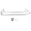 35cm Double Row Stainless Steel Wine Glass Rack Holder Hanging