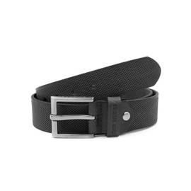 Redbridge Men's Genuine Leather Belt Scratched Honeycomb Black 105