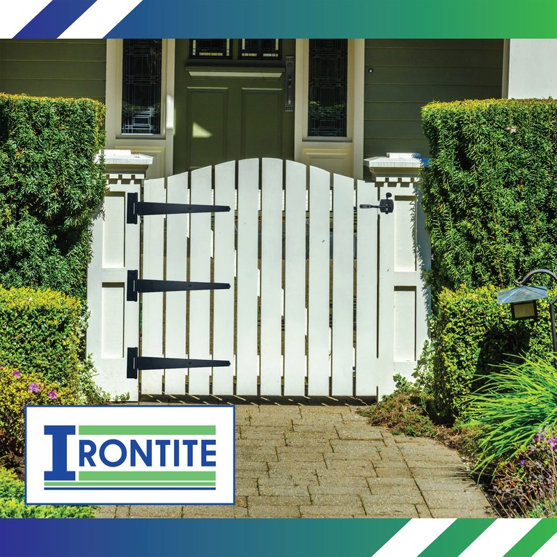 IRONTITE® 3 Pack Black T Hinges 350mm (14"), Gate Hinges