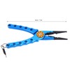 Saltwater Fishing Pliers, Fishing Lure Pliers Tongs, Multifunction Aluminum Alloy