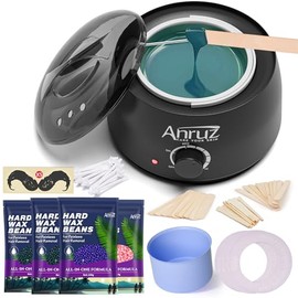 ANRUZ Complete Waxing Kit for Men and Women - At-Home Hair Removal