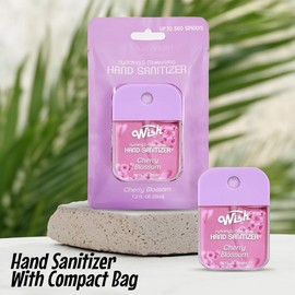 Wish Liquid Hand Sanitizer Spray- Effective Germ Protection for Daily Use And Outdoors And Travel - Scent: Watermelon