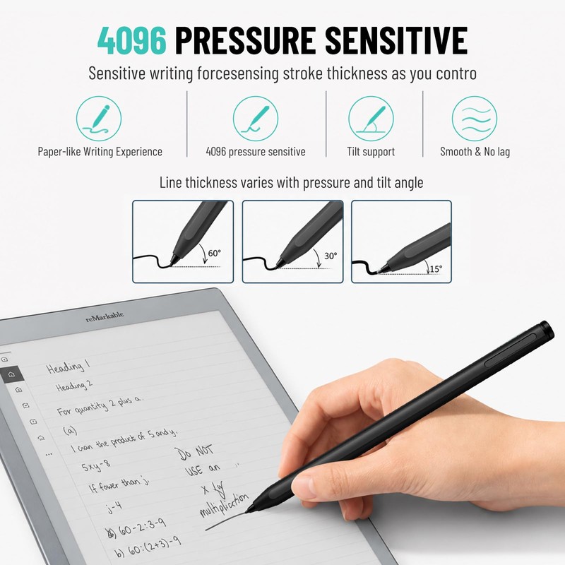 Magnetic Stylus Pen for Remarkable 2 with Eraser, 4096 Pressure