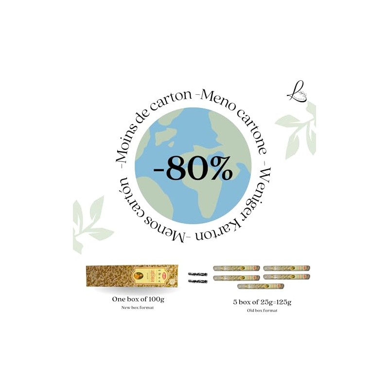 Hem Palo Santo Incense Sticks - 1 Pack of 100g